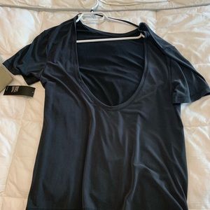 American Apparel low-back, brushed jersey top